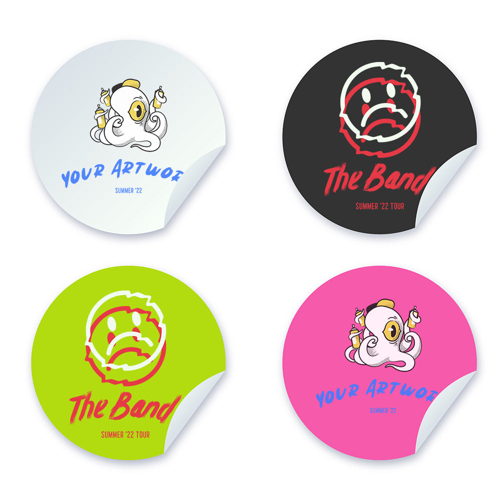 Curwen Sticker 6.9cm Circular Vinyl Stickers – RAW Merch